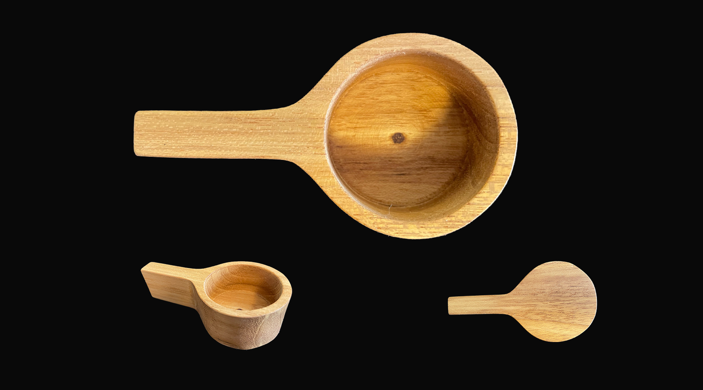Teak Coffee Scoop – Elegant, Durable, and Perfect for Coffee Lover