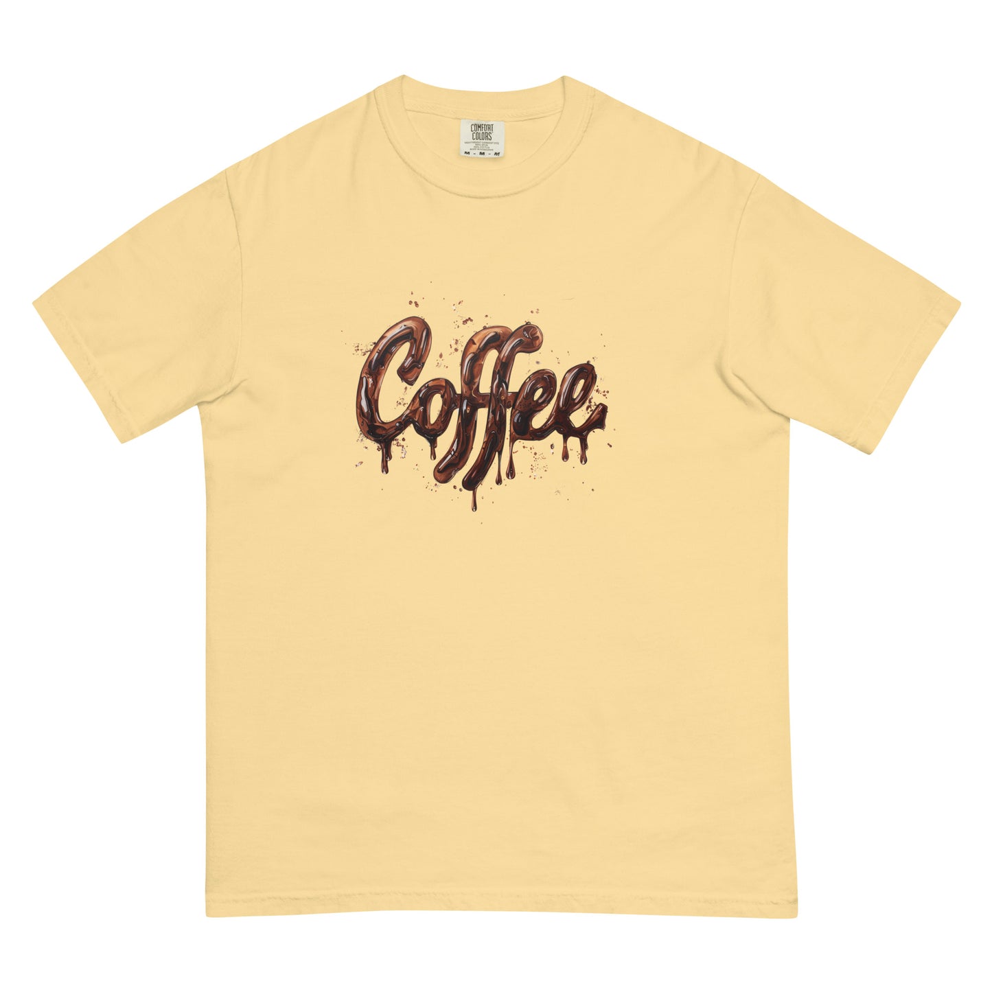 "Coffee" Cursive Unisex T-Shirt – Simple Style for Coffee Lovers