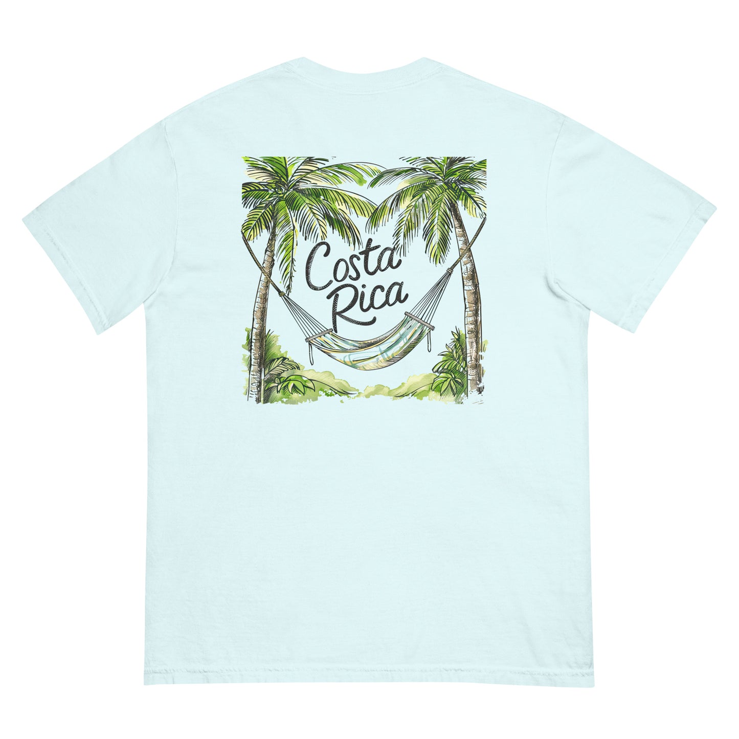 Costa Rica Beach and Hammock T Shirt