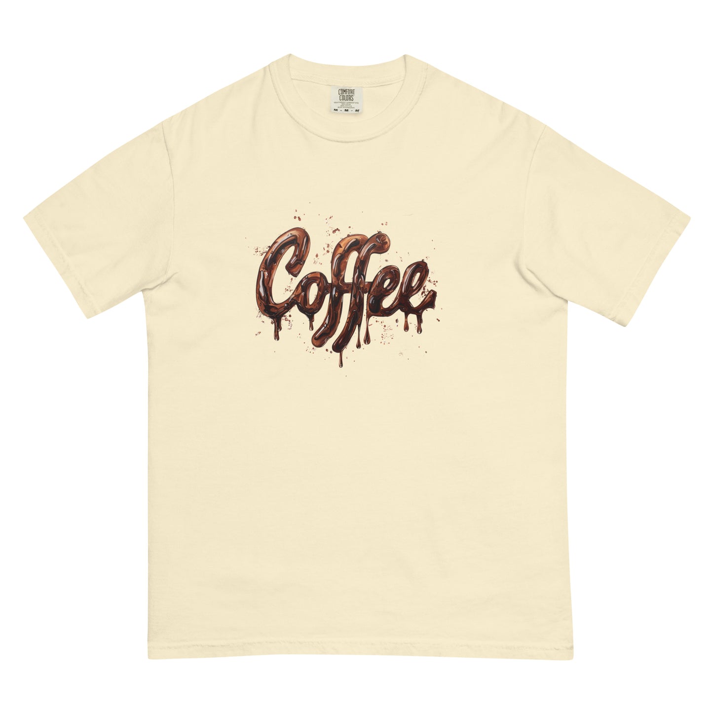 "Coffee" Cursive Unisex T-Shirt – Simple Style for Coffee Lovers