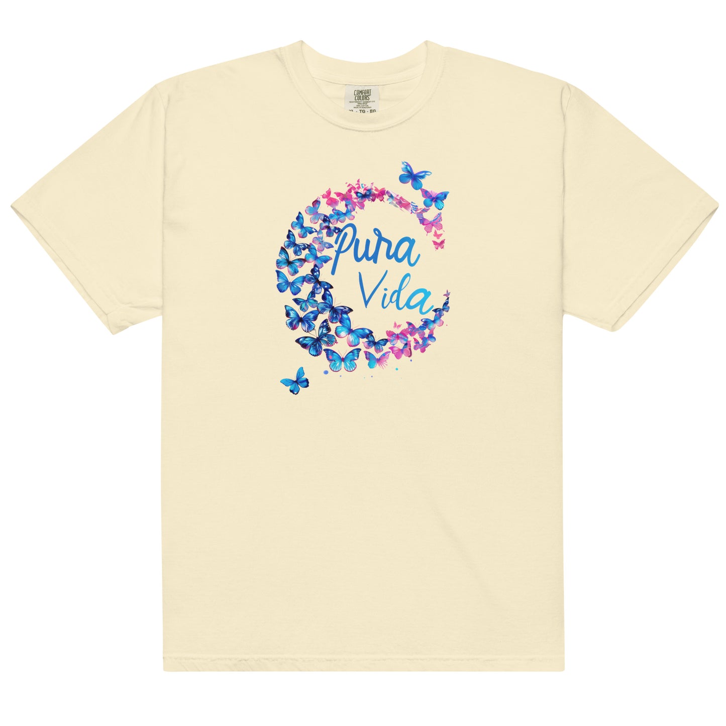 Costa Rica Pura Vida Butterfly T Shirt - Unisex