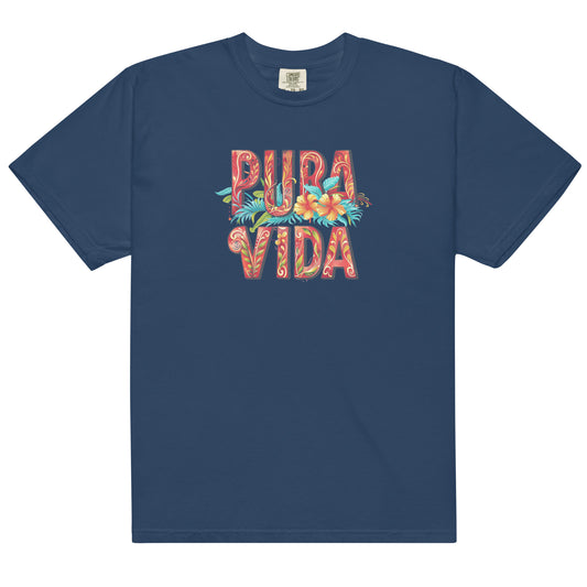 Pura Vida Cost Rica Flower t-shirt - Unisex