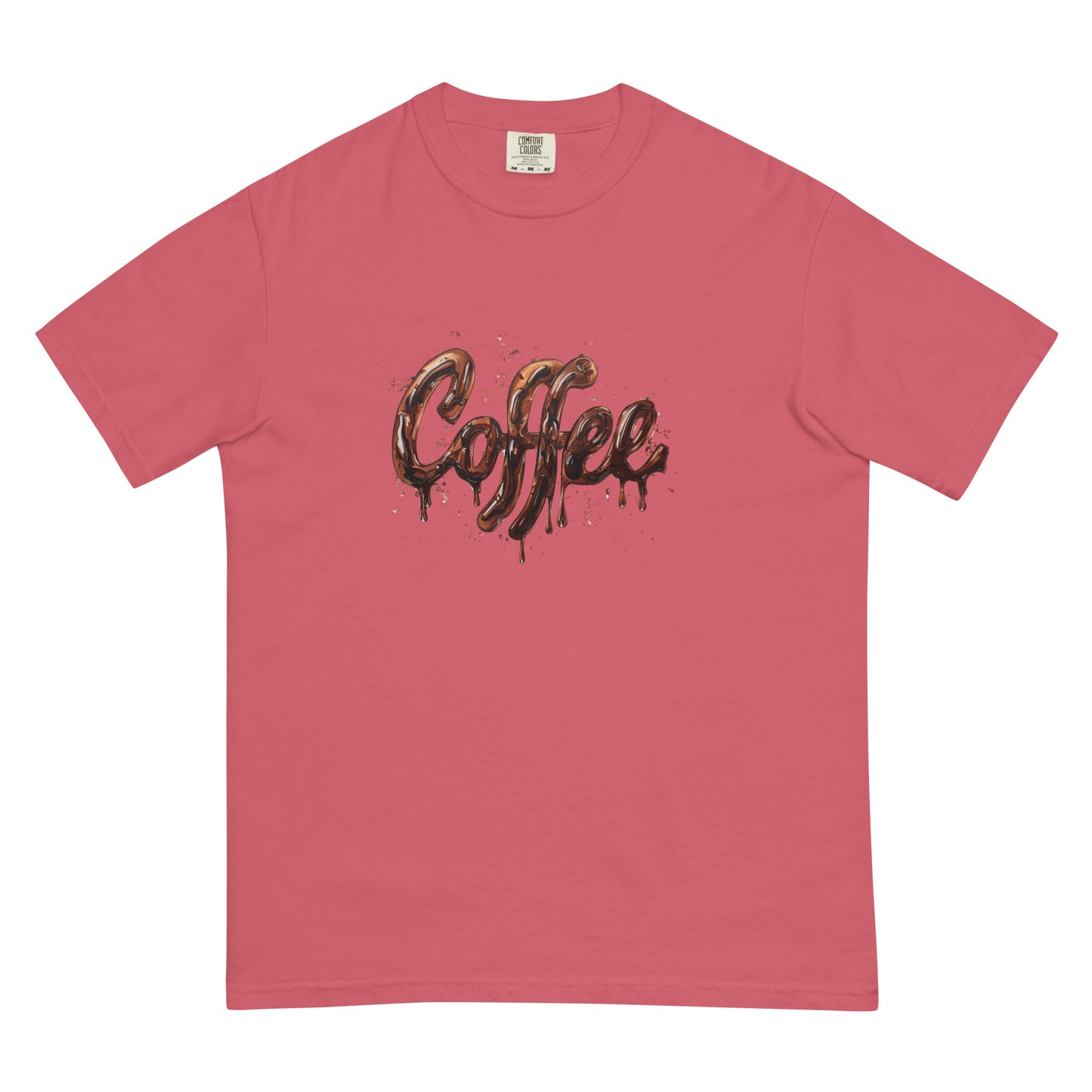 "Coffee" Cursive Unisex T-Shirt – Simple Style for Coffee Lovers
