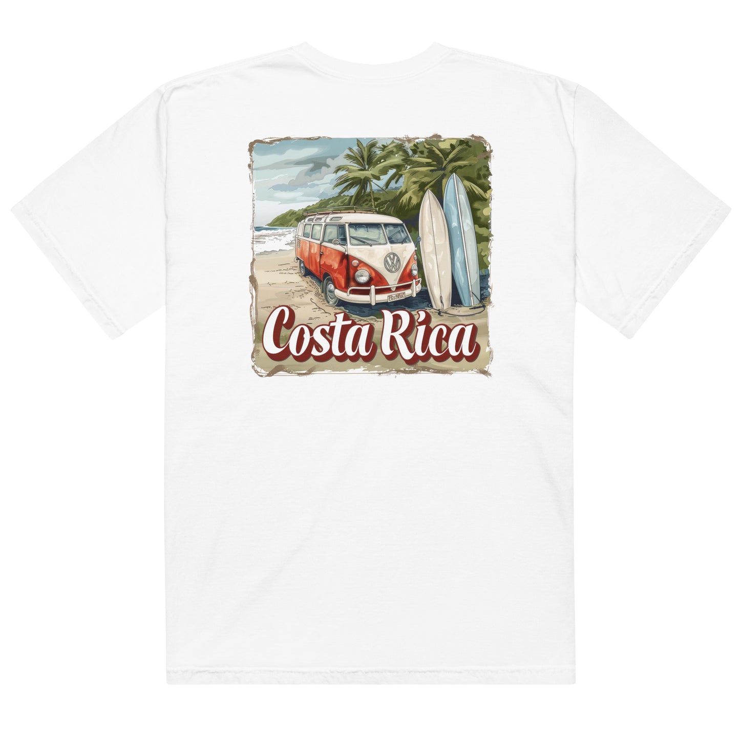 Costa Rica Beach Unisex Surfing T-shirt
