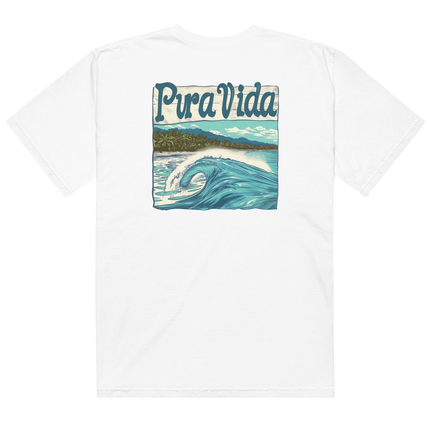 Costa Rica Pura Vida Wave t-shirt - Unisex