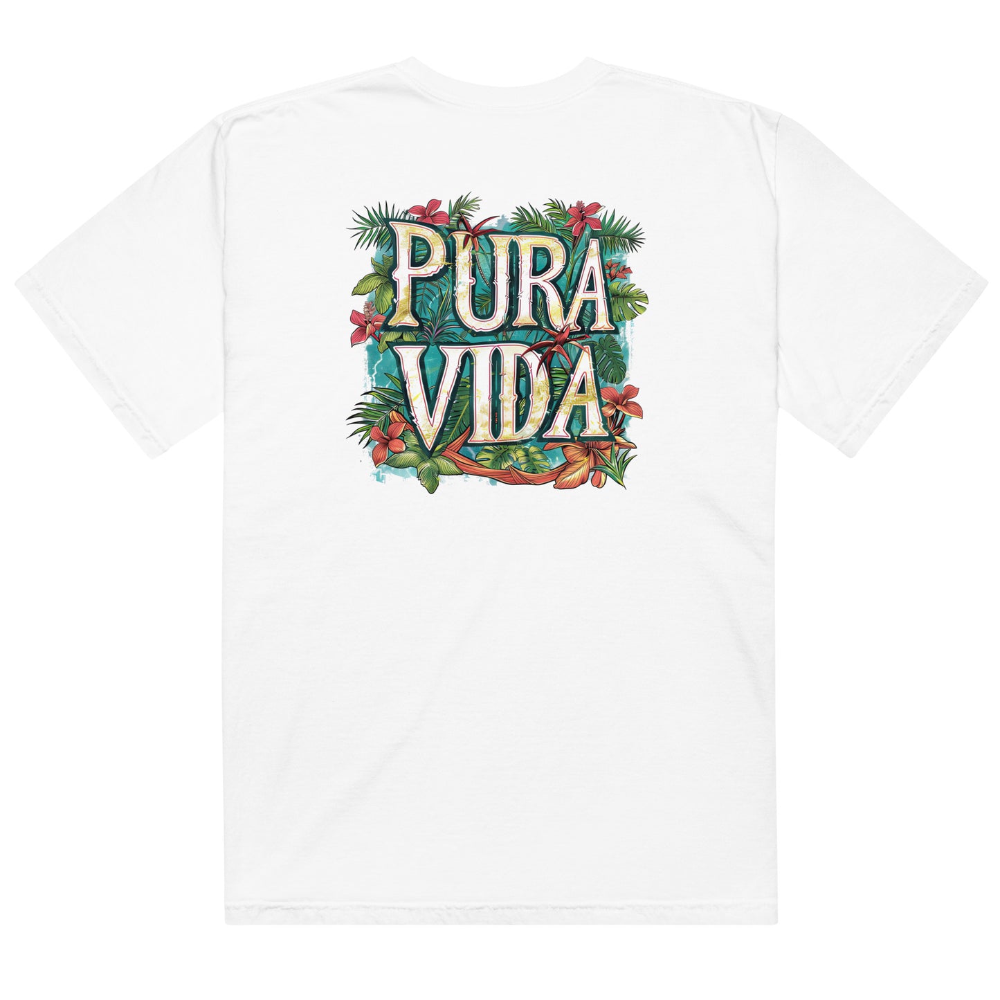 Costa Rica Pura Vida Flower Unisex t-shirt