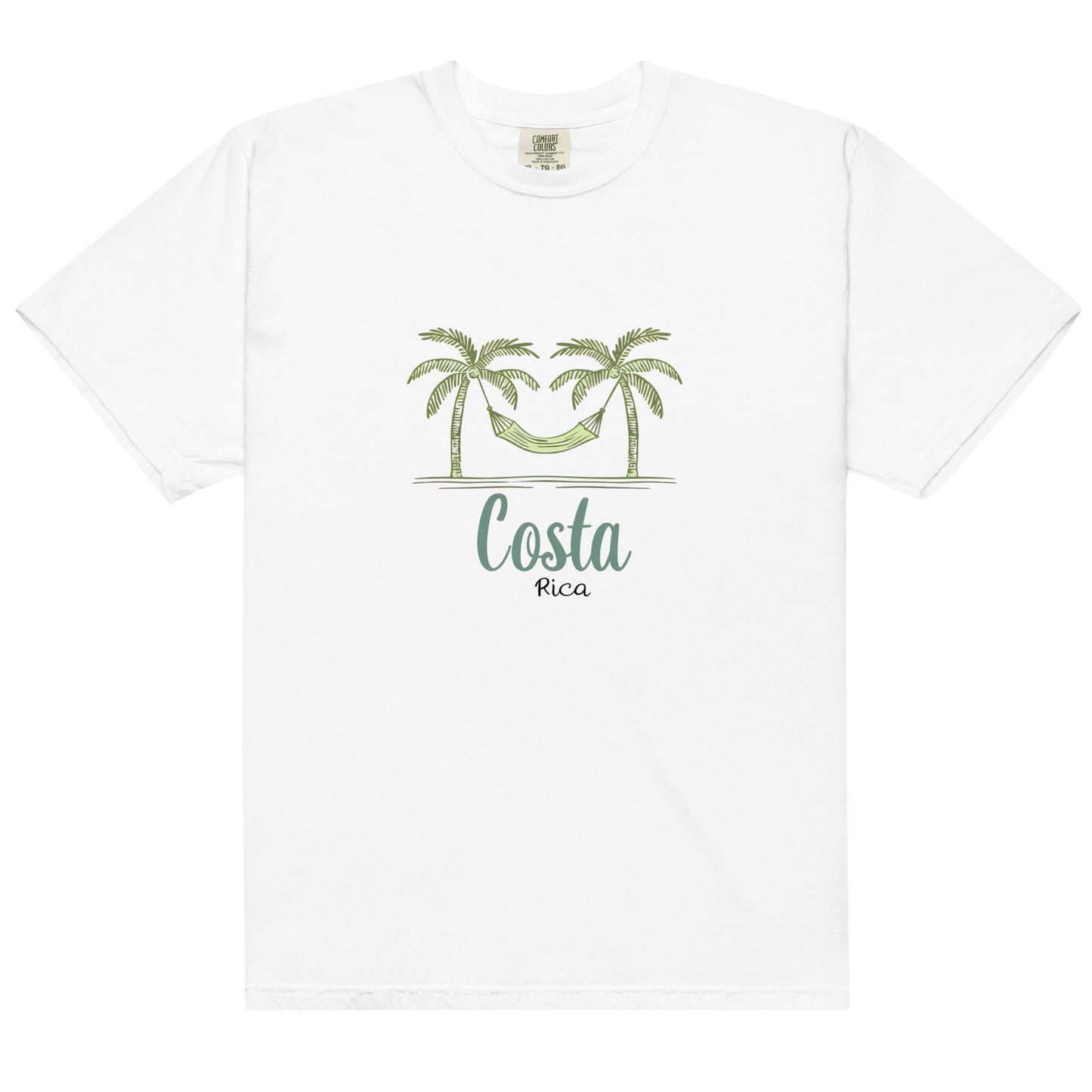 Costa Rica Palm Trees & Hammock T-Shirt – Relax in Tropical Style
