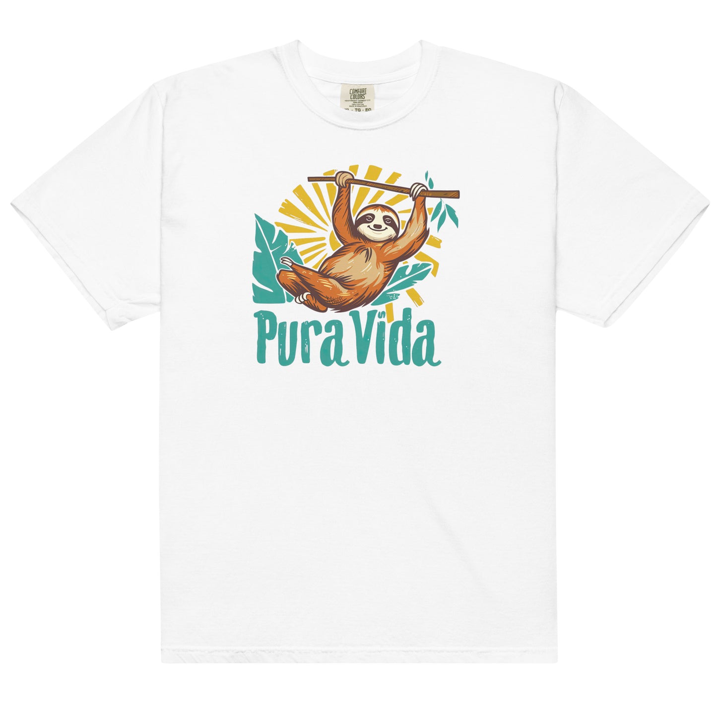 Costa Rica Pura Vida Sloth T-Shirt – Embrace the Laid-Back Vibes