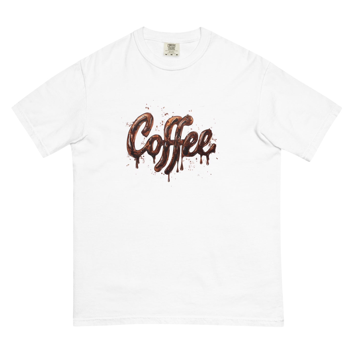 "Coffee" Cursive Unisex T-Shirt – Simple Style for Coffee Lovers