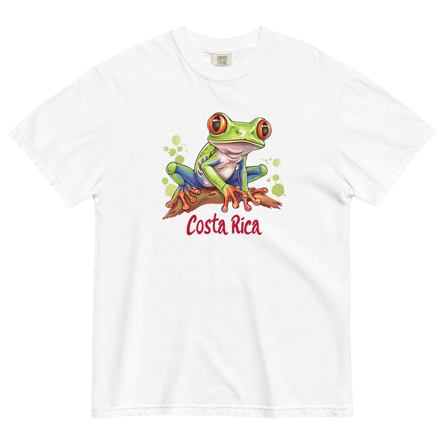 Costa Rica Red-Eyed Tree Frog T-Shirt – Vibrant Wildlife in Style