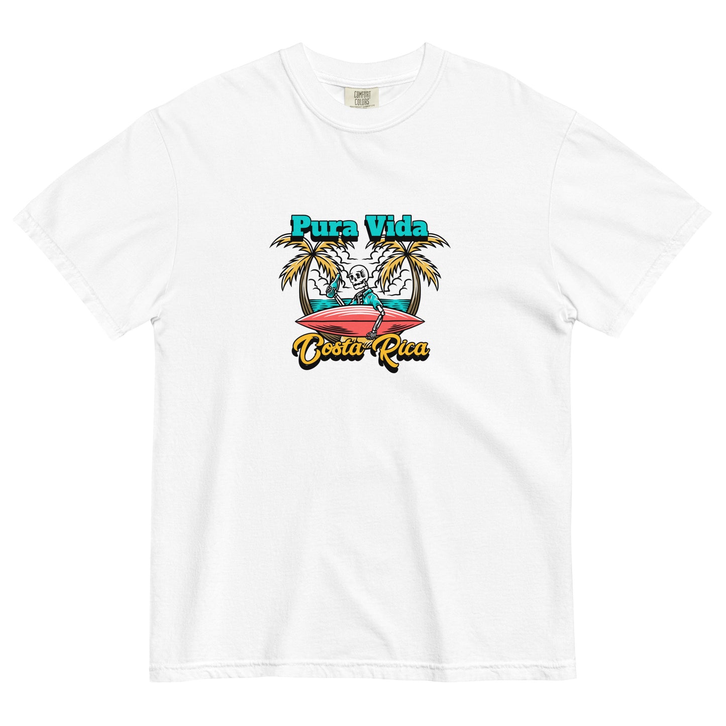 Costa Rica Surfing "Pura Vida" T-Shirt – Ride the Waves, Live the Vibe