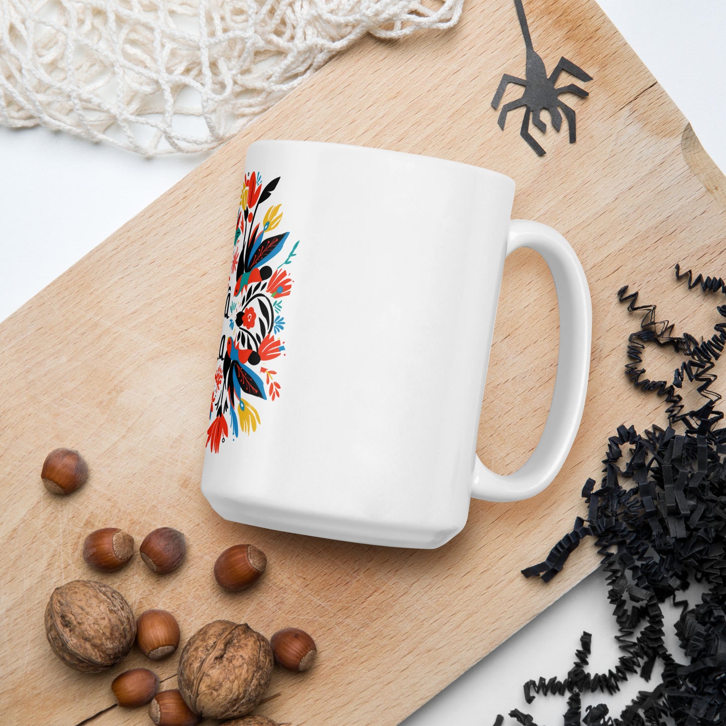 Costa Rica Pura Vida Flowers Coffee Mug