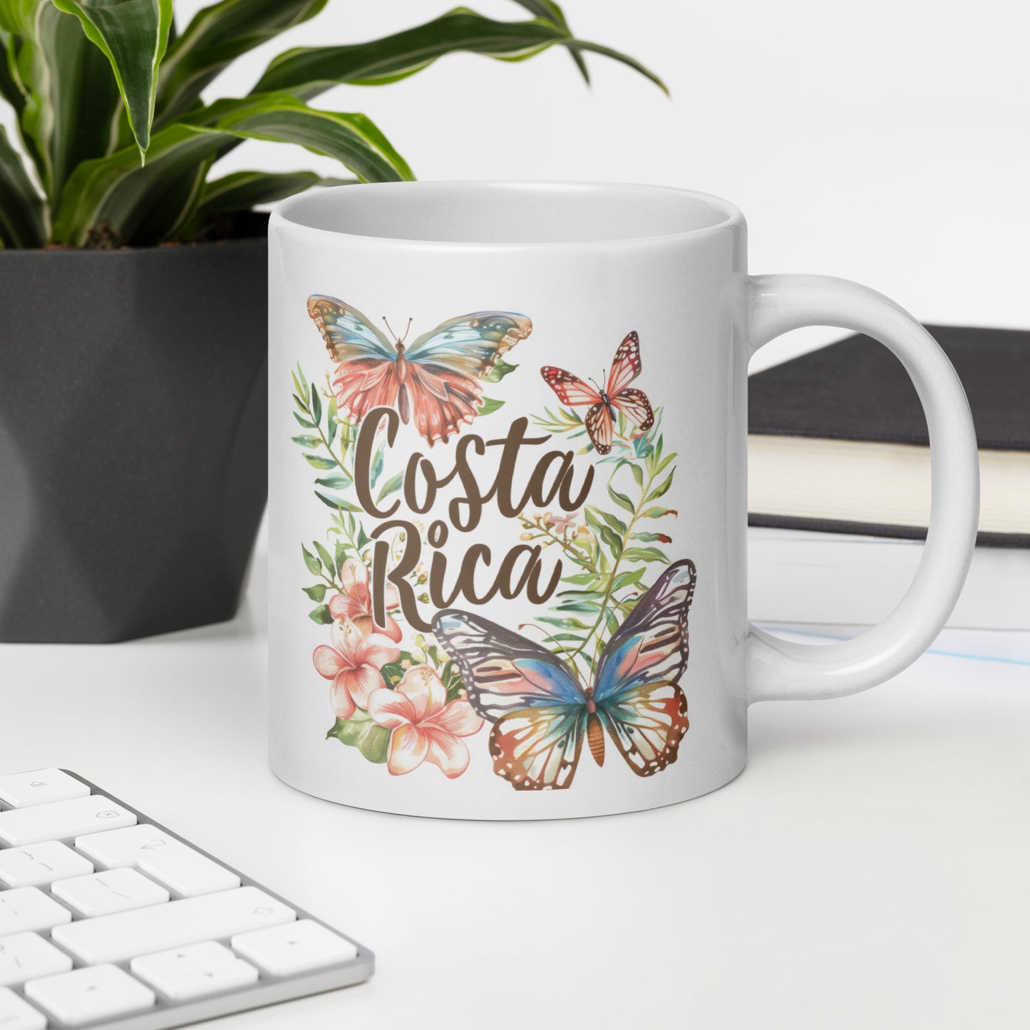 Costa Rica Butterfly Coffee Cup