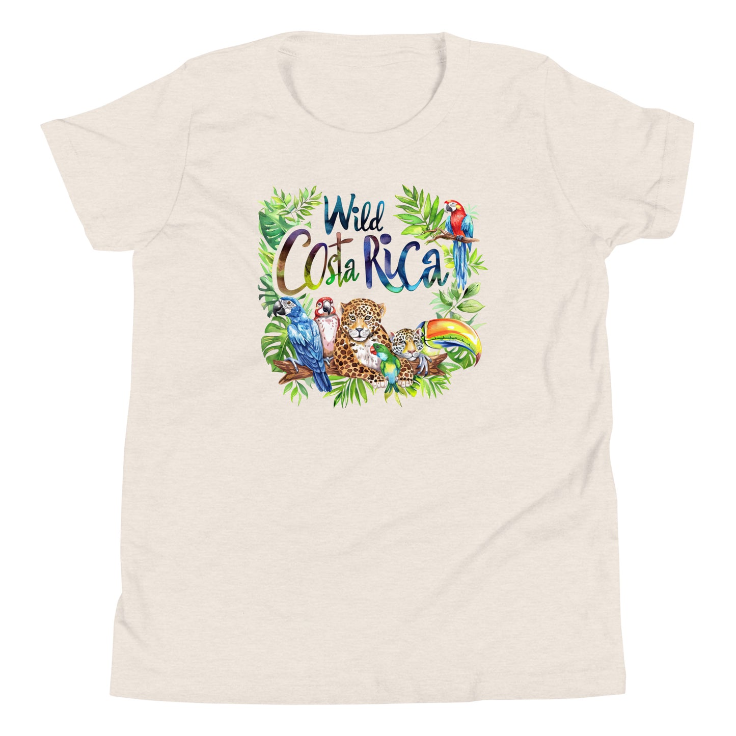 Costa Rica Wildlife Kids T-Shirt – Adventure Awaits for Little Explorers