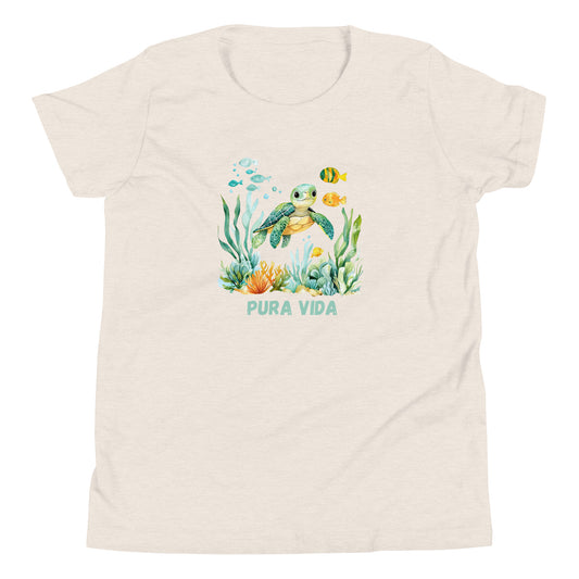 Costa Rica Cute Turtle Kids T-Shirt