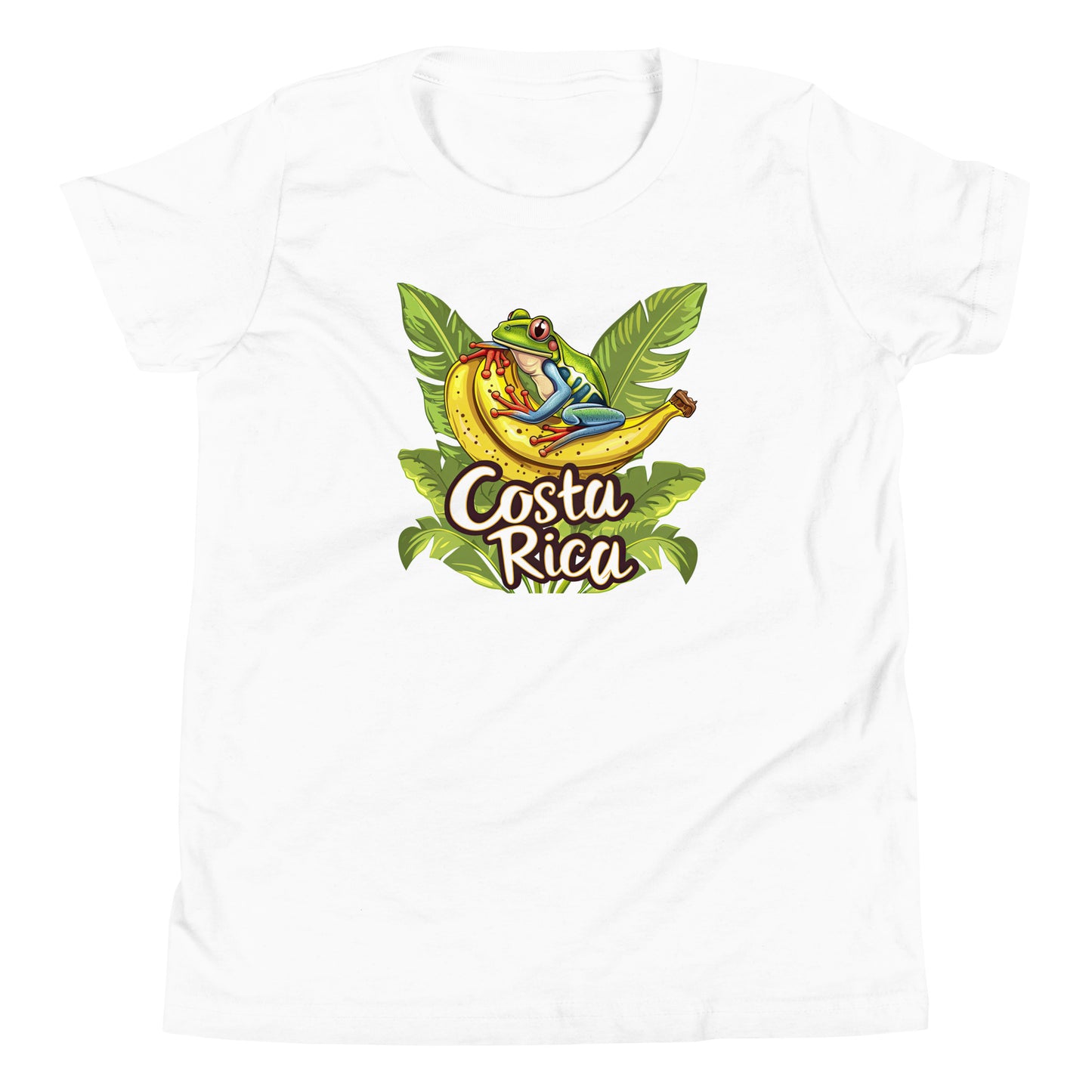 Costa Rica Frog and Banana Kids T-Shirt – Fun Tropical Adventure Wear