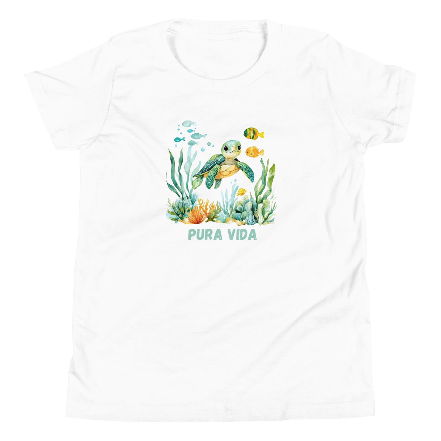 Costa Rica Cute Turtle Kids T-Shirt