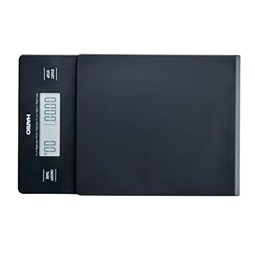 Hario V60 Drip Coffee Pour Over Scale, Black (New Model)