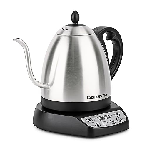 Bonavita 1L Digital Variable Temperature Gooseneck Electric Kettle