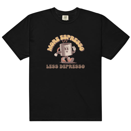 More Espresso Less Depresso Coffee t-shirt - Unisex