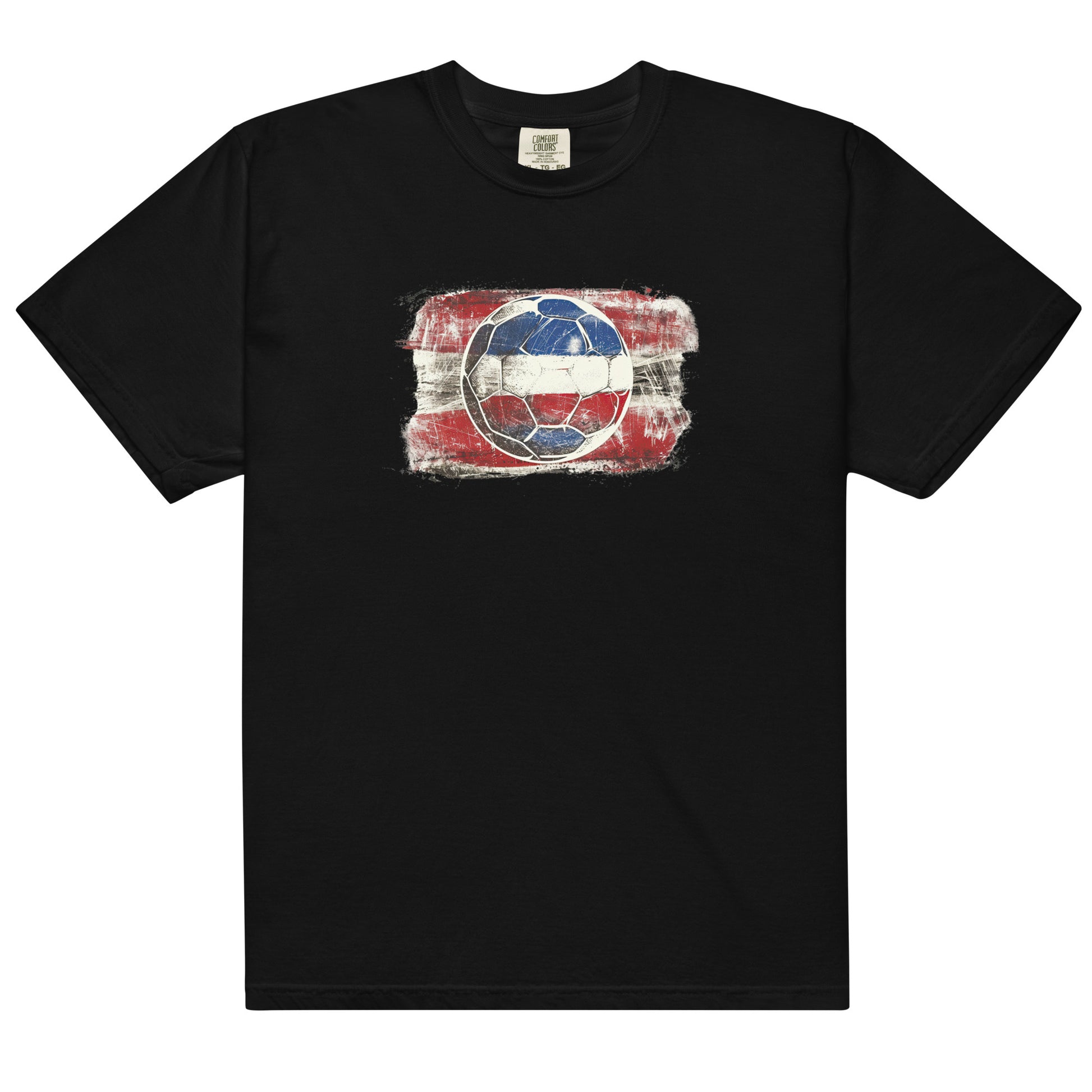 Costa Rica Soccer Ball T-Shirt – Show Your Passion for the Game