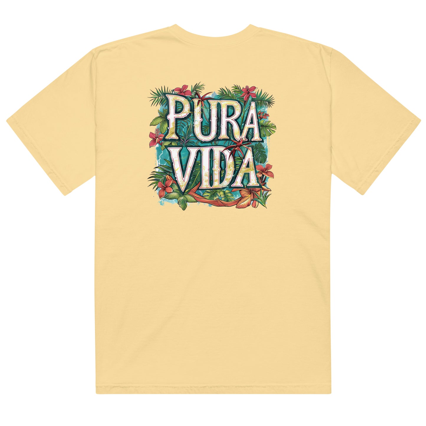 Costa Rica Pura Vida Flower Unisex t-shirt