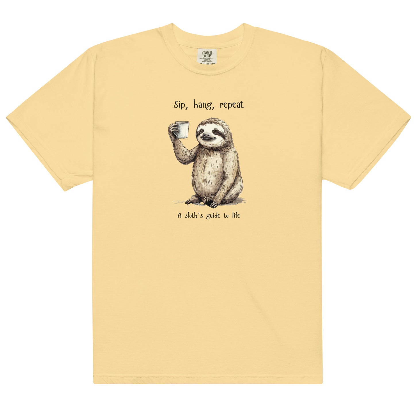 A Sloth's Guide to Coffee t-shirt - Unisex