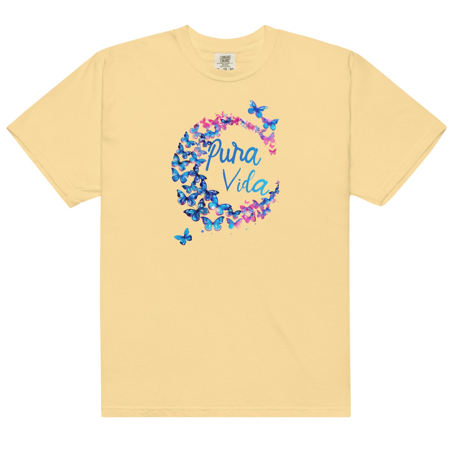 Costa Rica Pura Vida Butterfly T Shirt - Unisex