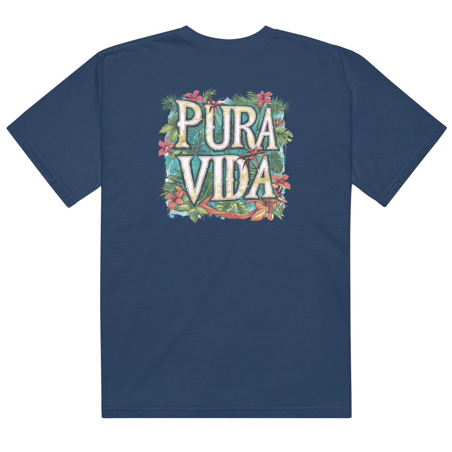 Costa Rica Pura Vida Flower Unisex t-shirt