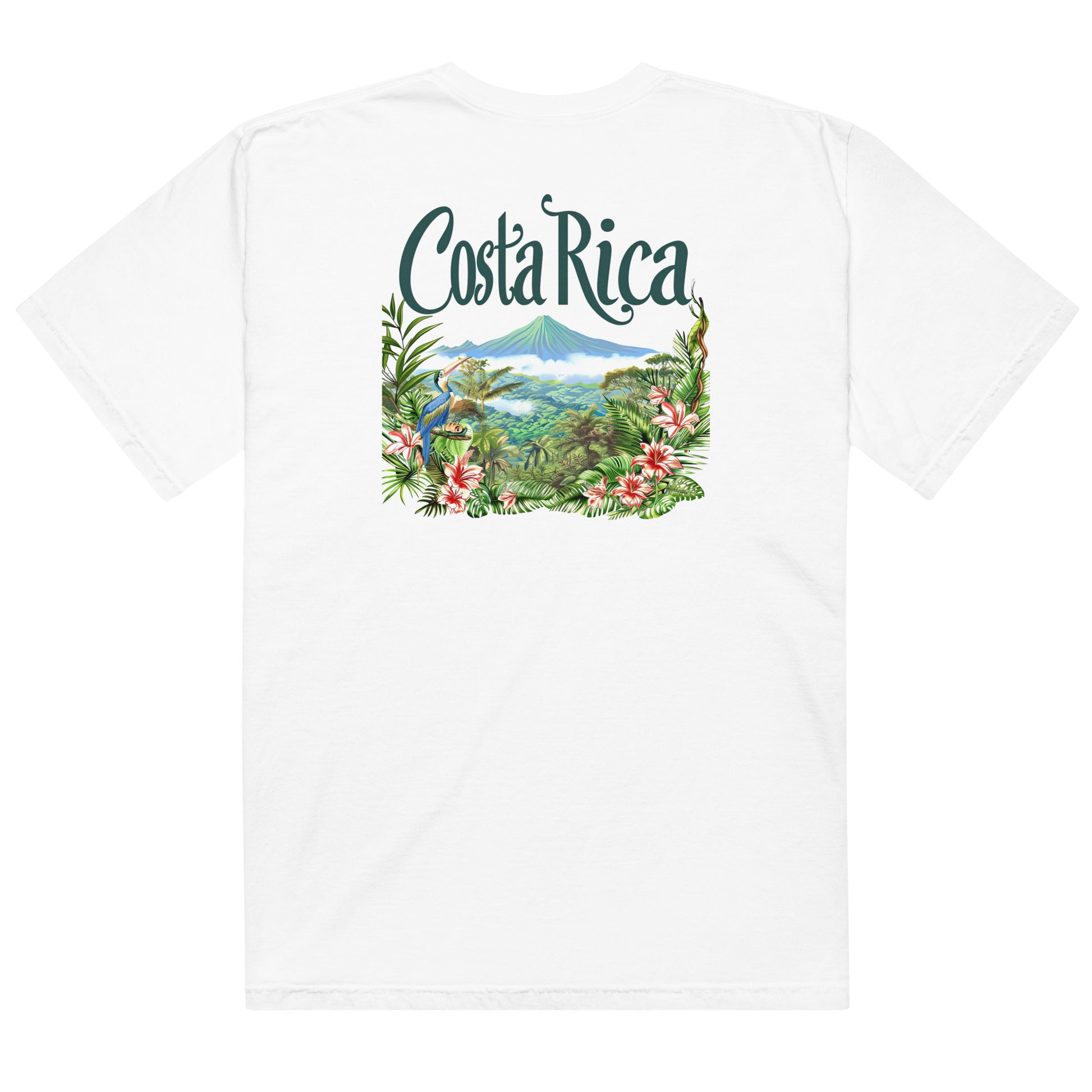 Arenal Volcano Costa Rica Flag T-Shirt – Adventure and National Pride