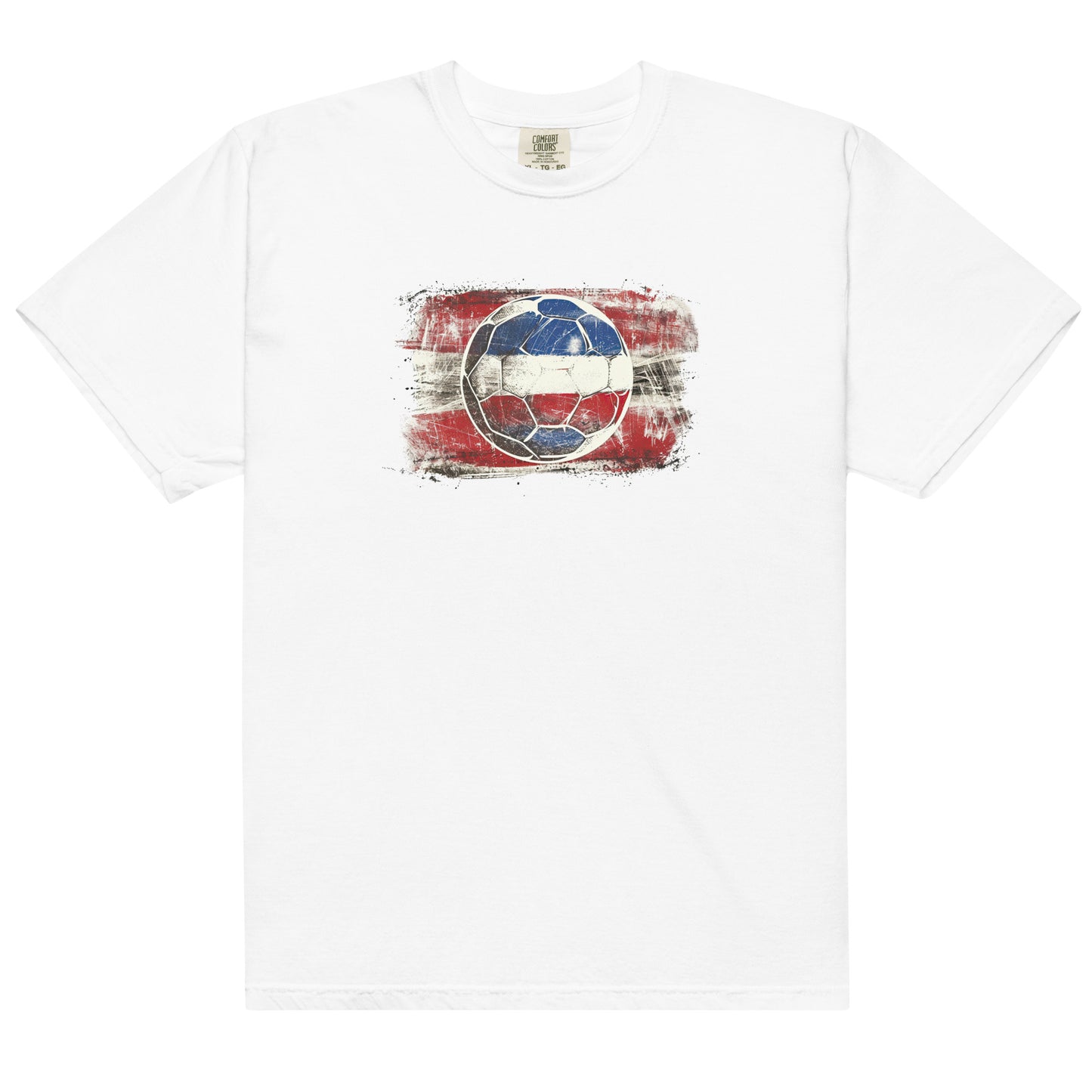 Costa Rica Soccer Ball T-Shirt – Show Your Passion for the Game