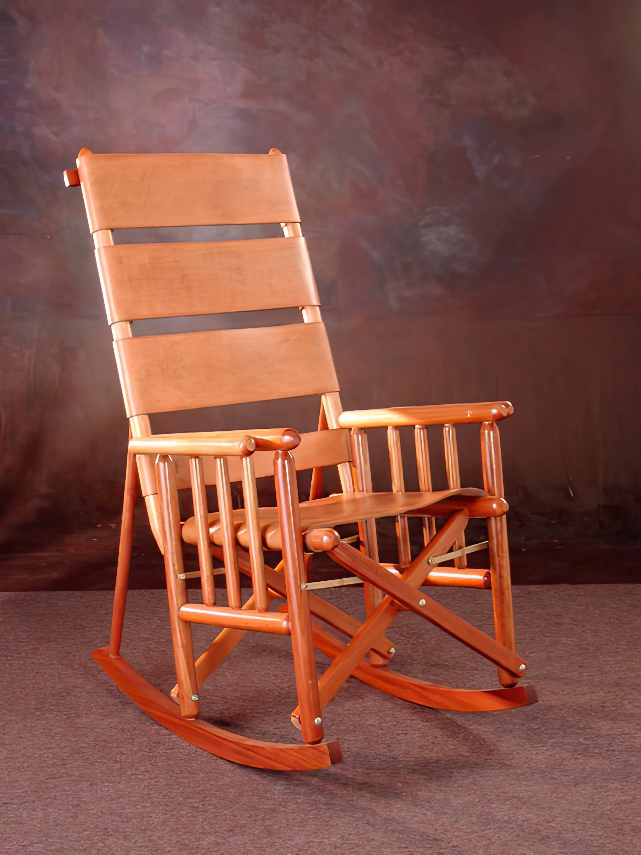 Costa Rica Leather Rocking Chair – Cafe Tico