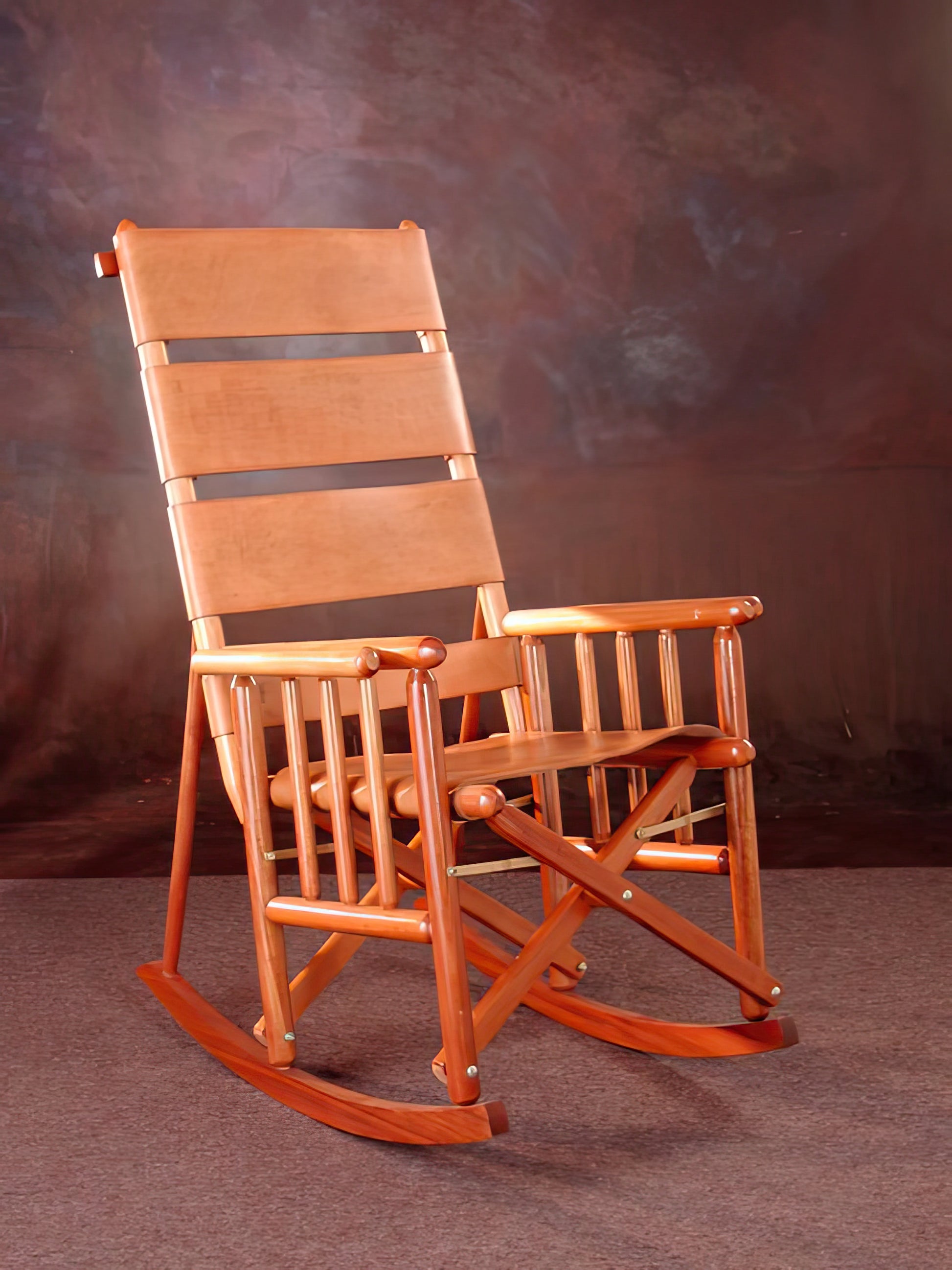 Costa Rica Leather Rocking Chair – Cafe Tico