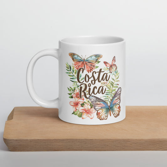 Costa Rica Butterfly Coffee Cup