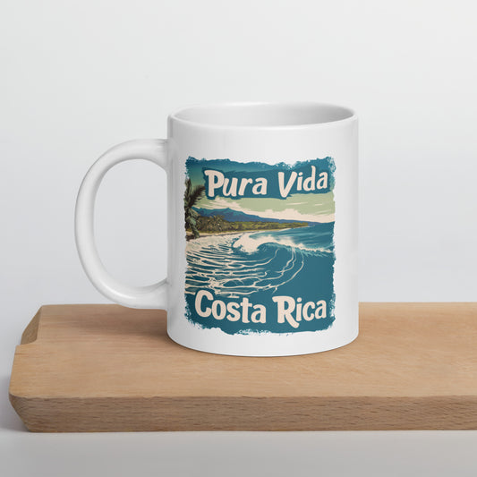 Pura Vida Costa Rica Beach Coffee mug